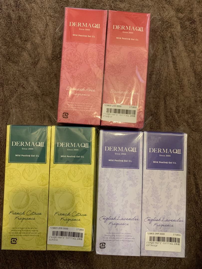 DERMA QII マイルドピーリングゲル　6本セット