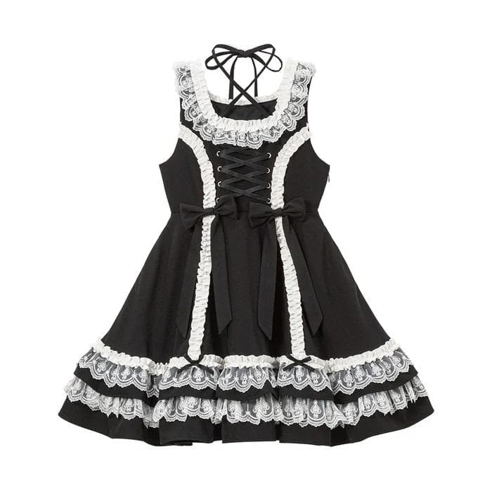 Dear My Love Emily レースアップジャンパースカート