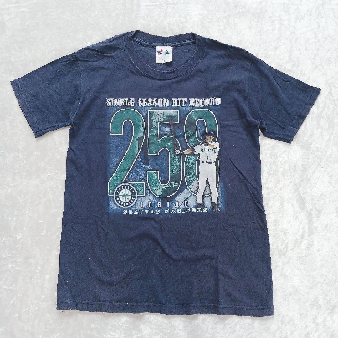 Majestic シアトル マリナーズ イチロー 258 ヴィンテージ ヒット