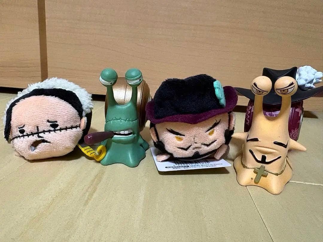 ONEPIECE 電伝虫 ムギムギおてだま クロコダイル ミホーク セット