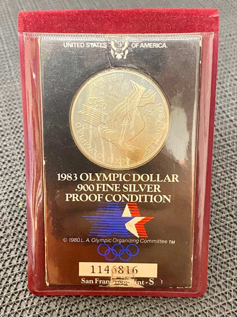 【美品】⭐️1983年 アメリカ ロサンゼルス オリンピック 記念メダル