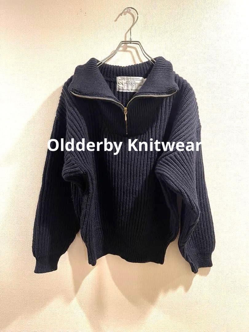 Oldderby Knitwearオールドダービーニットウェアハーフジップニット Oldderby Knitwearオールドダービーニットウェアハーフジップニット