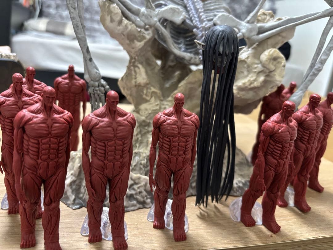 め*ん様 進撃の巨人一番くじ ♥始祖の巨人フィギュア 超大型巨人セット♥