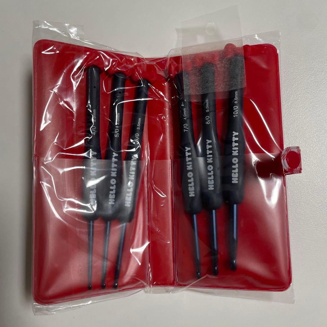 ノベルテイセット】ハローキティ かぎ針セット（さんりお手芸部