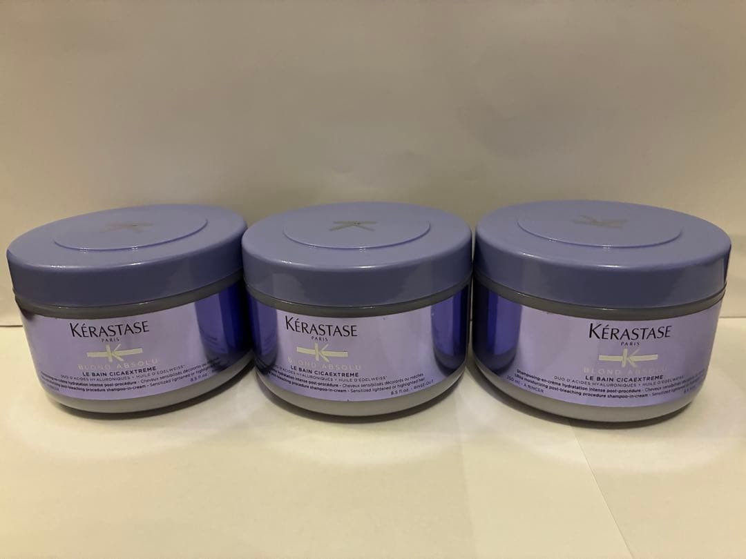 《新品　正規品》ケラスターゼ　ブロンドアブソリュ　バン　シカエクストリーム　３個