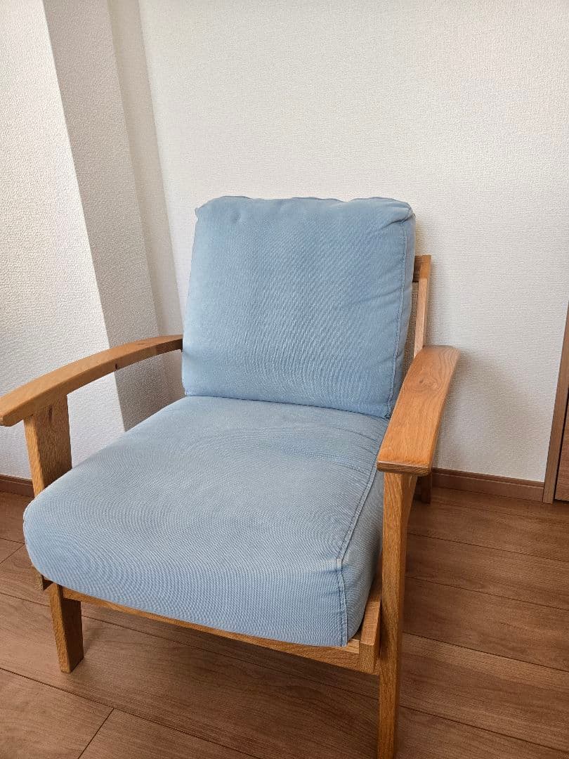 BOTHY Canvas Sofa 1P オーク無垢材　※着払いにて