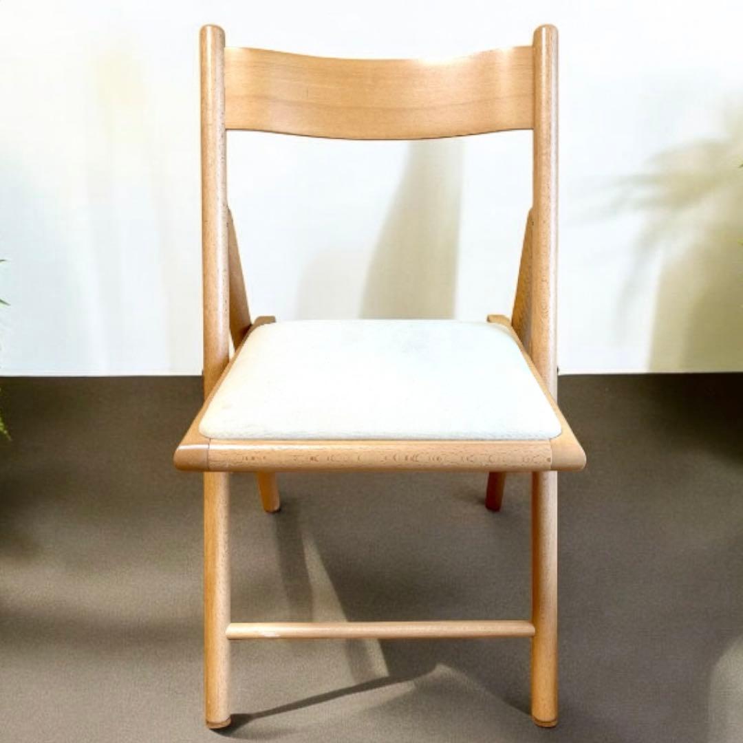 無印良品 木製 折りたたみ椅子 フォールディングチェア - メルカリ