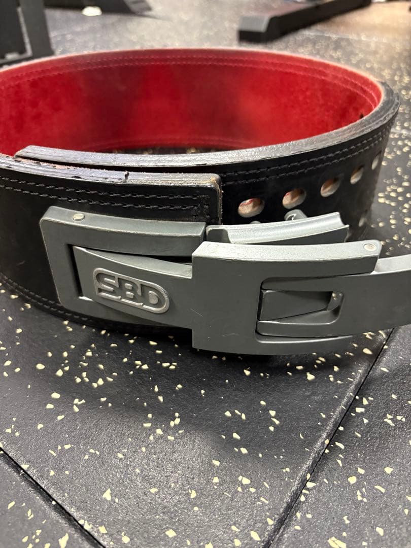 l*a様 SBD パワーベルト 黒/赤 調整可能