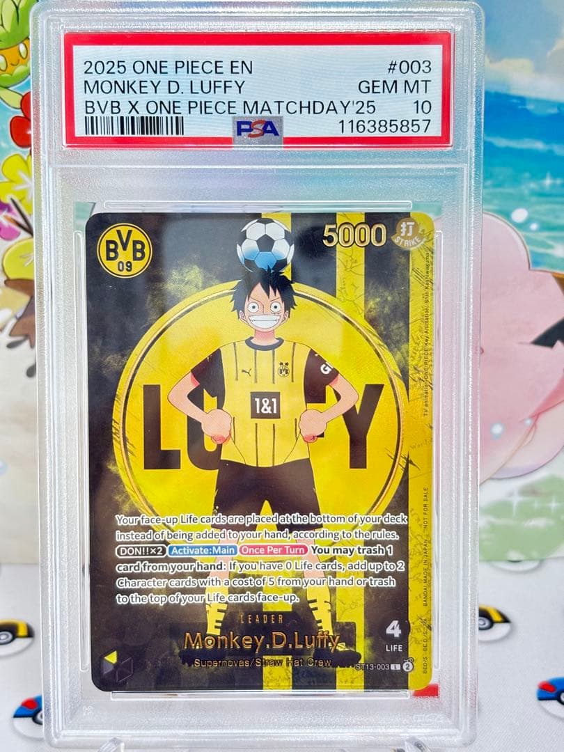 PSA10】ワンピースカード ドルトムント ルフィ プロモ BVB - メルカリ