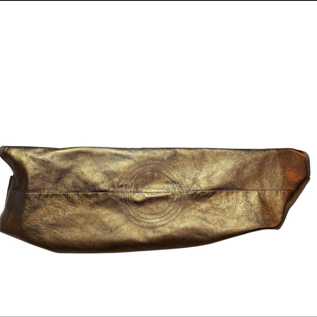 LOEWE アナグラム ナッパアイレ ラムレザー ハンドバッグ ブロンズ