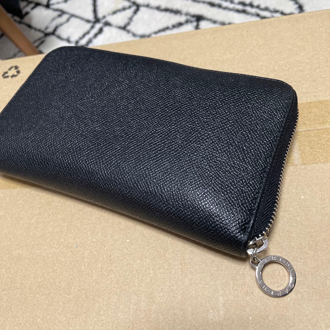 ブルガリ　ラウンドファスナー長財布