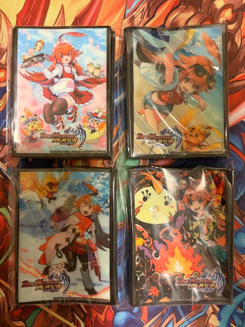 【デュエマ】ルピコ　スリーブ4種セット Amazon.co.jp: デュエマプレイス デュエプレ ルピコ スリーブ 夏