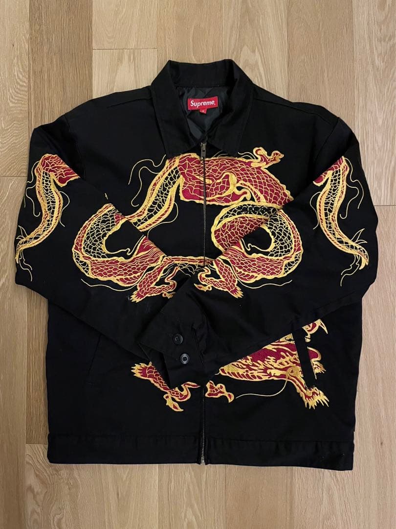 Supreme dragon work jacket ワークジャケット 18aw | Shop at Mercari