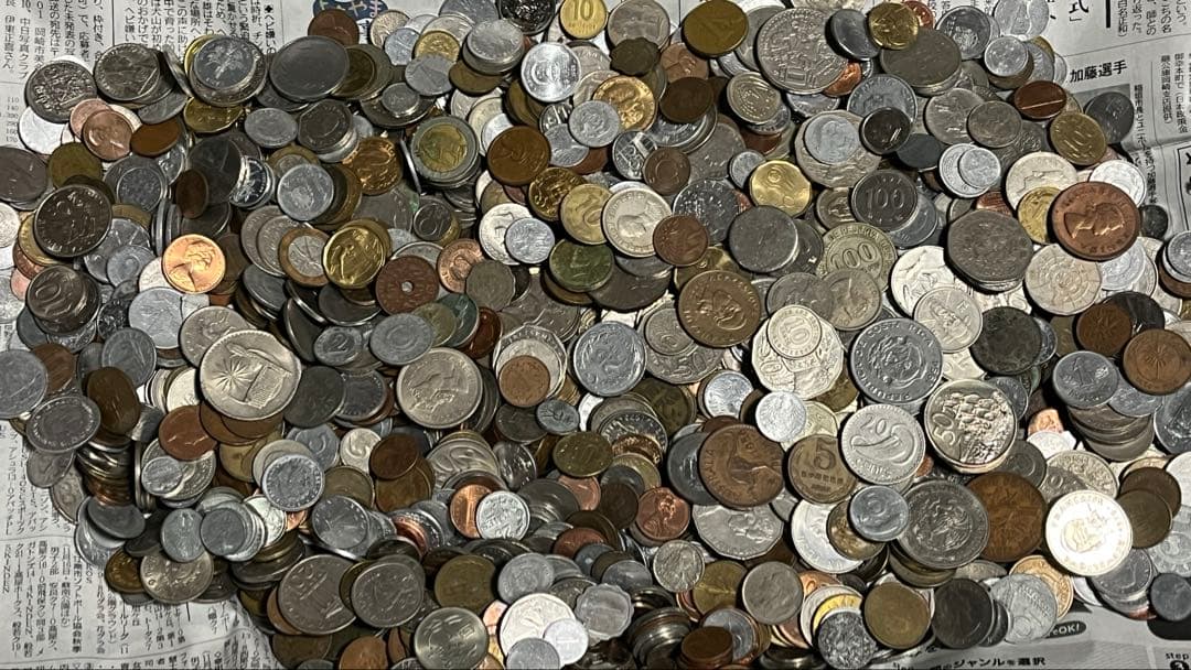 6.0kg 外国 硬貨 古銭 貨幣 まとめて 大量 アメリカ イギリス