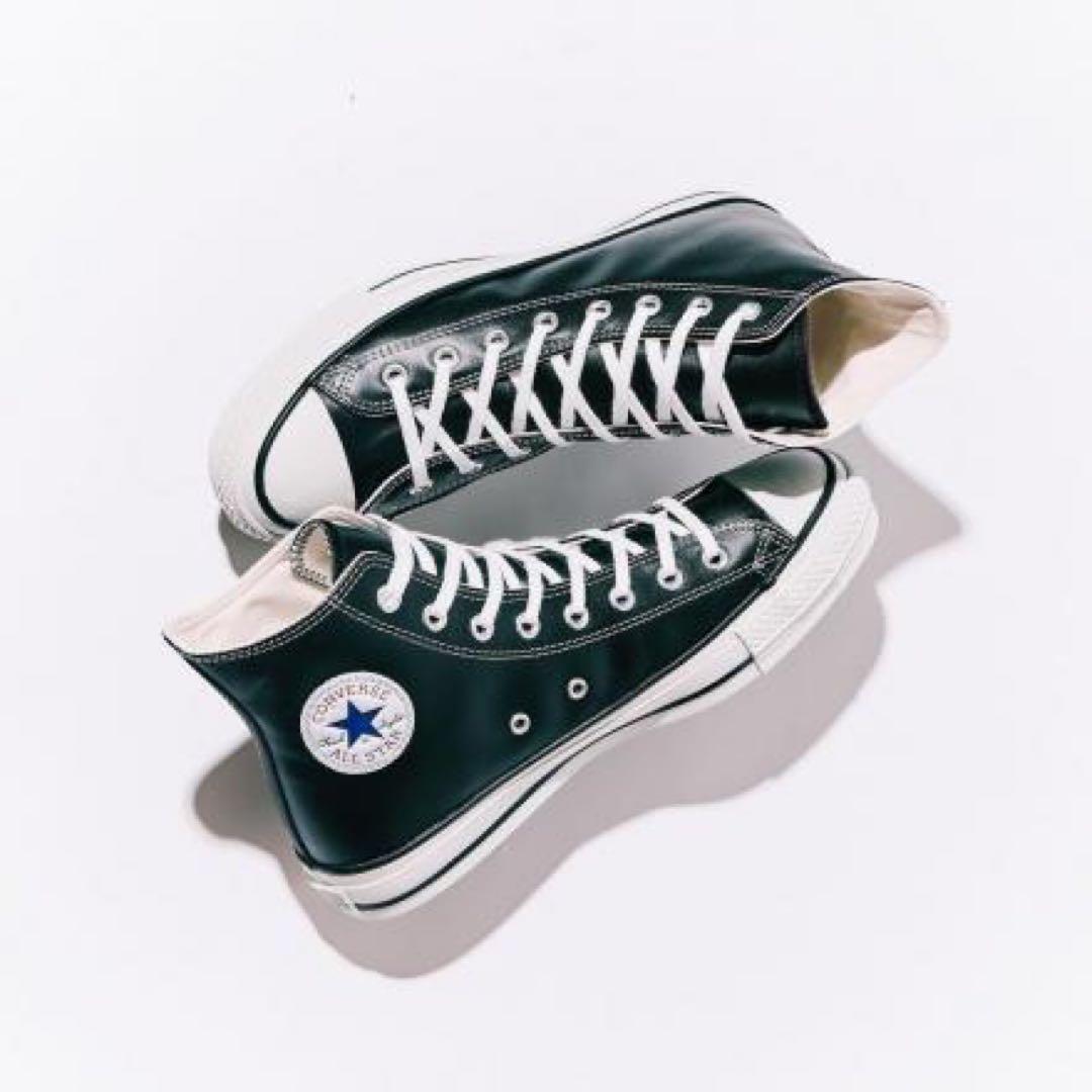 CONVERSE ALL STAR J コンバース オールスター レザー 日本製 LEATHER ALL STAR J HI / レザー オールスター J HI (ブラック