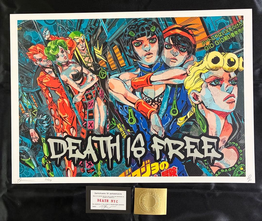世界限定100枚 DEATH NYC アート ポスター jo05 Yahoo!オークション - 世界限定100枚 DEATH NYC 現代アートポスター ザ