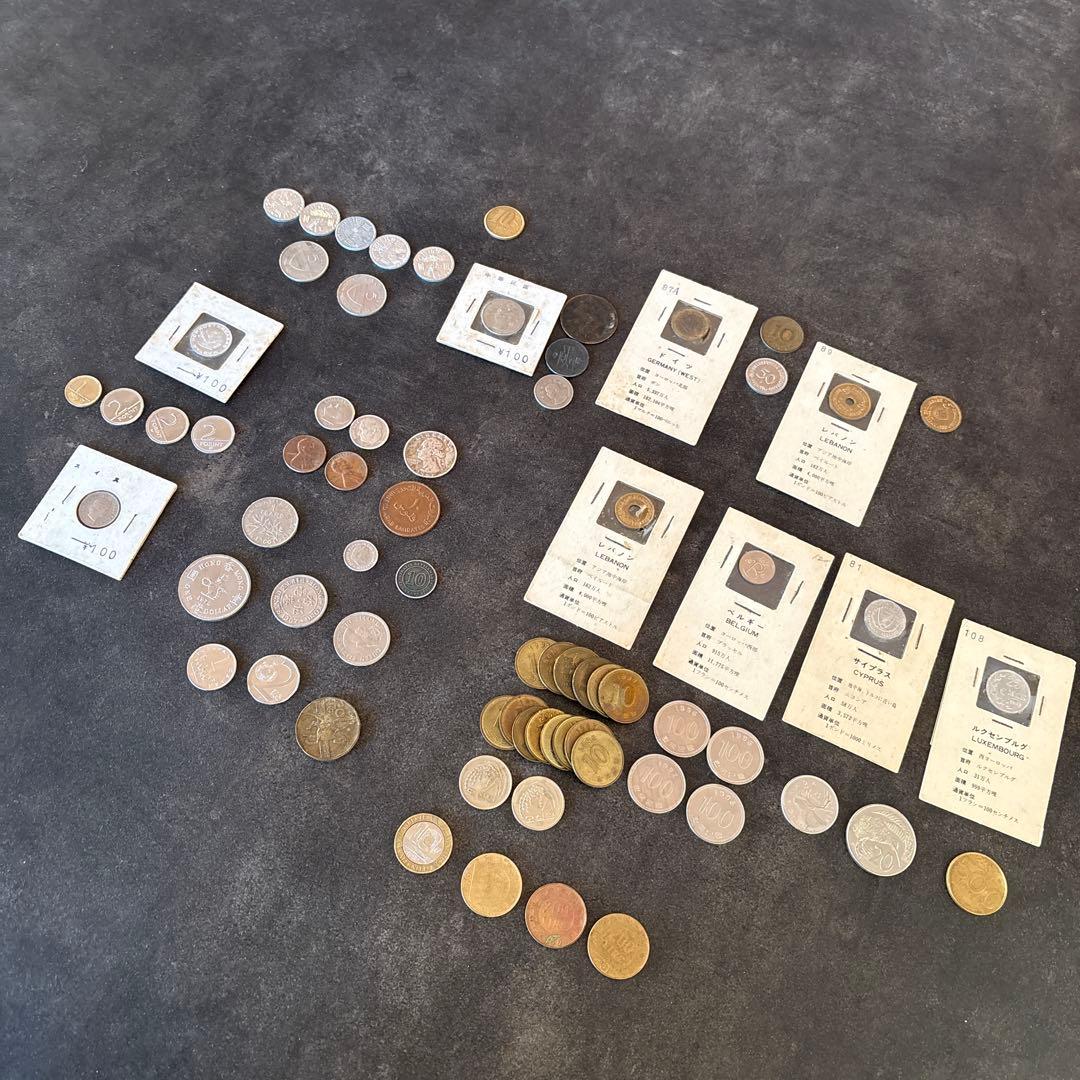 海外古銭・旧貨幣 22カ国まとめ売り