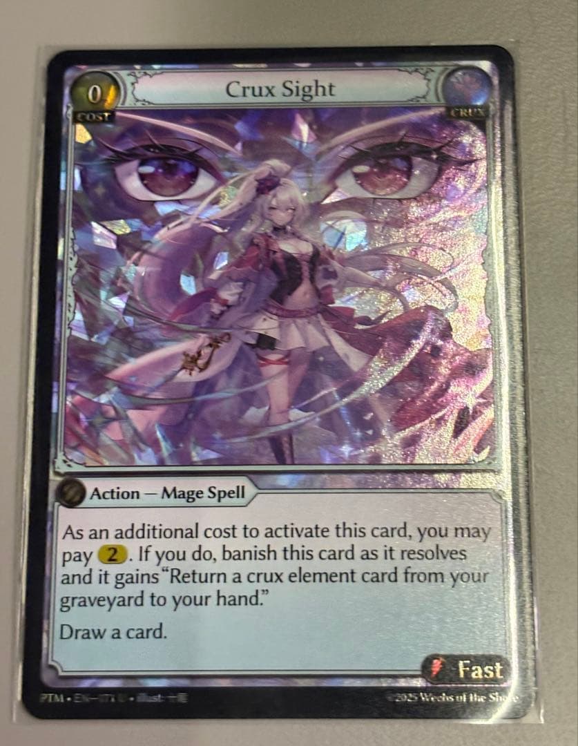 Crux Sight Curio FOIL grand archive