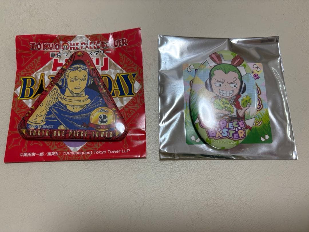 ワンピース 東京ワンピタワー トンガリバースデー イースター 缶バッジ