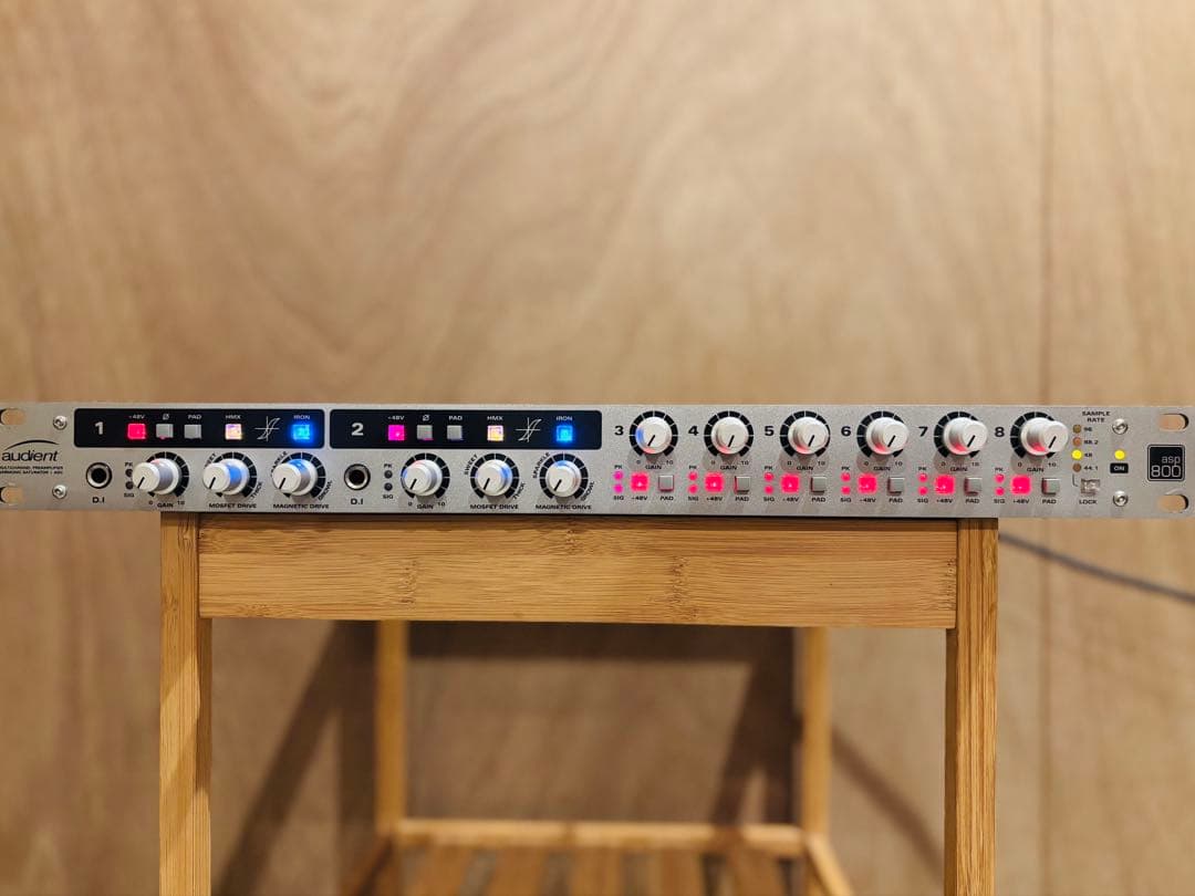 【完動品／生産終了】Audient ASP800 8ch マイクプリアンプ