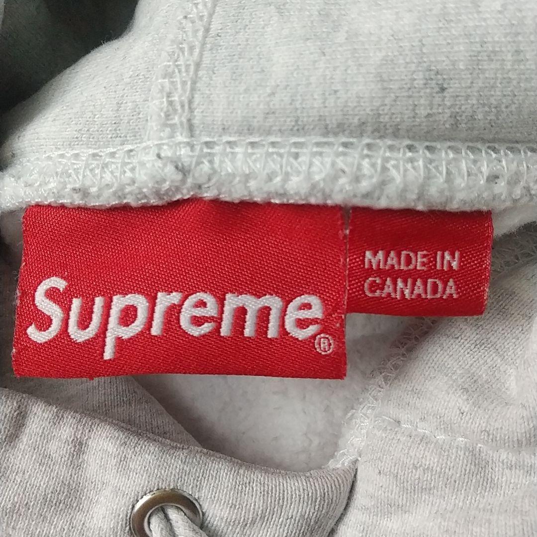 超人気デザイン☆シュプリーム 刺繍アイスロゴ アーチロゴ パーカー L相当