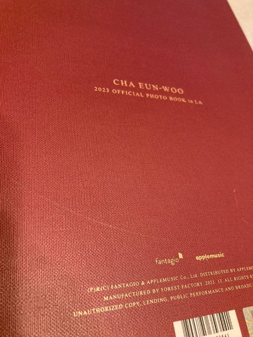 チャウヌ 2023 OFFICIAL PHOTOBOOK in LA Aver. - メルカリ