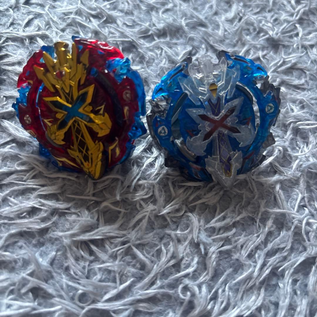 こまセット 赤金 青透明 緑青白