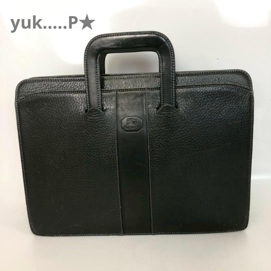 BURBERRY バーバリー ビジネスバッグ ブラック メンズ ブランド - メルカリ