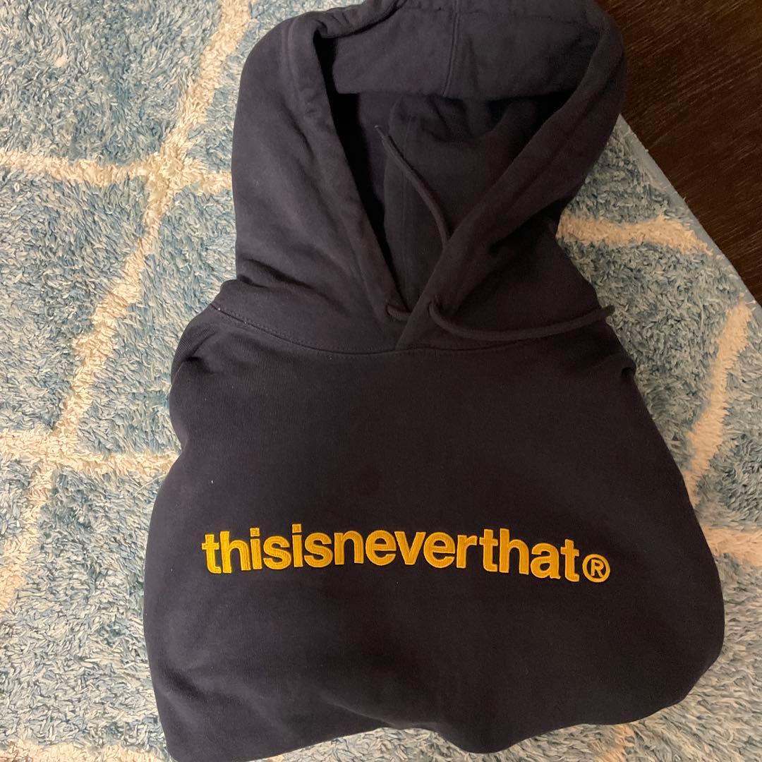 thisisneverthat® ネイビー パーカー M