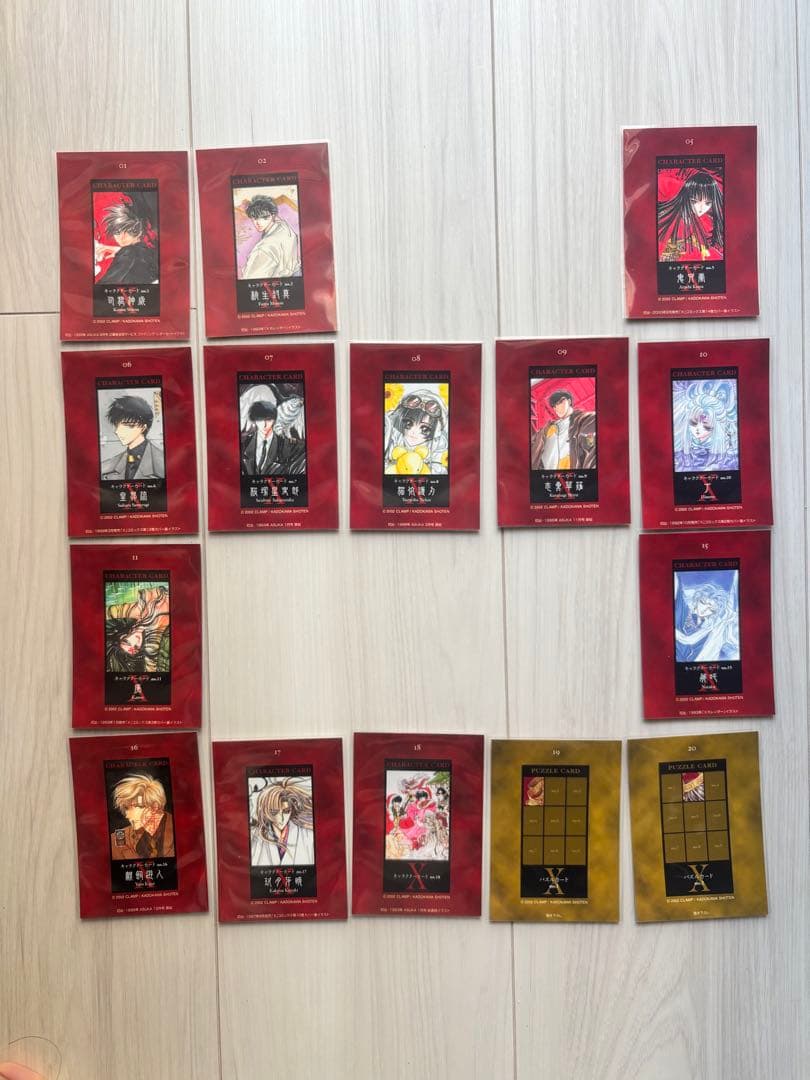 CLAMP X トレーディングカード 81枚セット - メルカリ