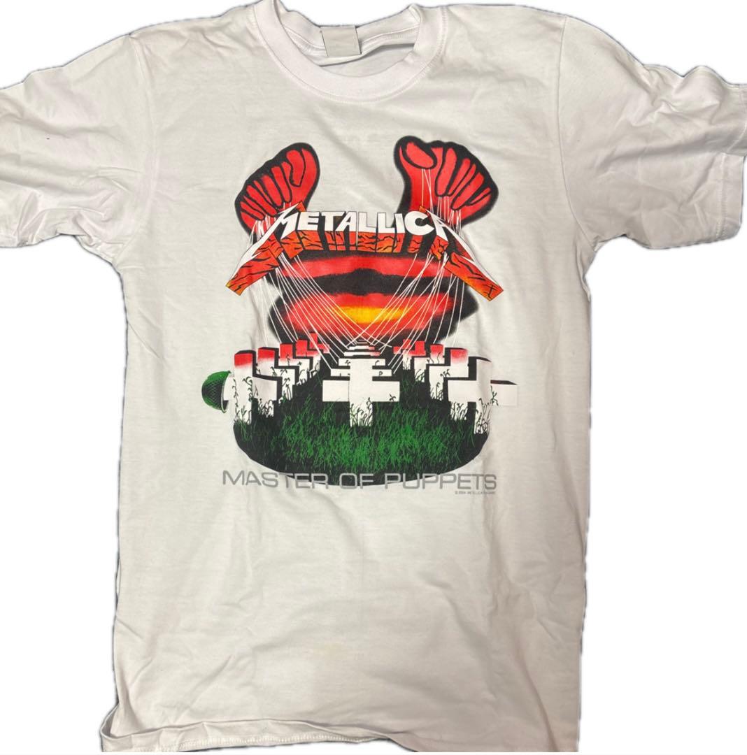 METALLICA MASTER OF PUPPETS Tシャツ 白バンドT - メルカリ