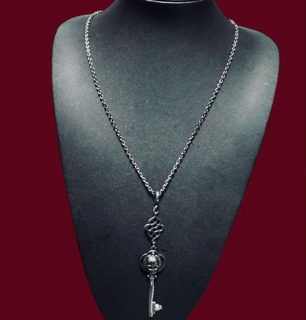 最終値下げ★ジャンポールゴルチエ★ヘッドスカルキーアンティークネックレス