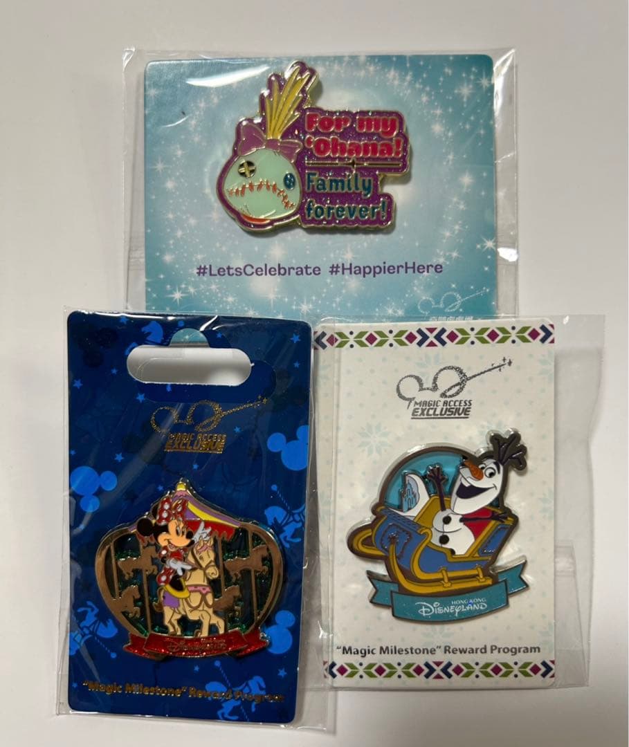 香港ディズニー 年パス特典 ピンバッジ - メルカリ
