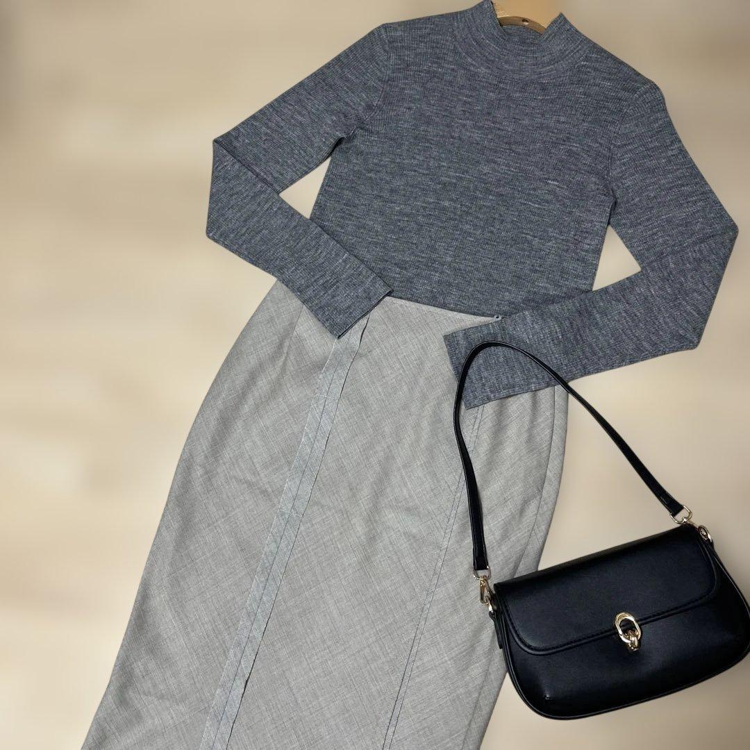 【little suzie]】Wool Twill Long Skirt