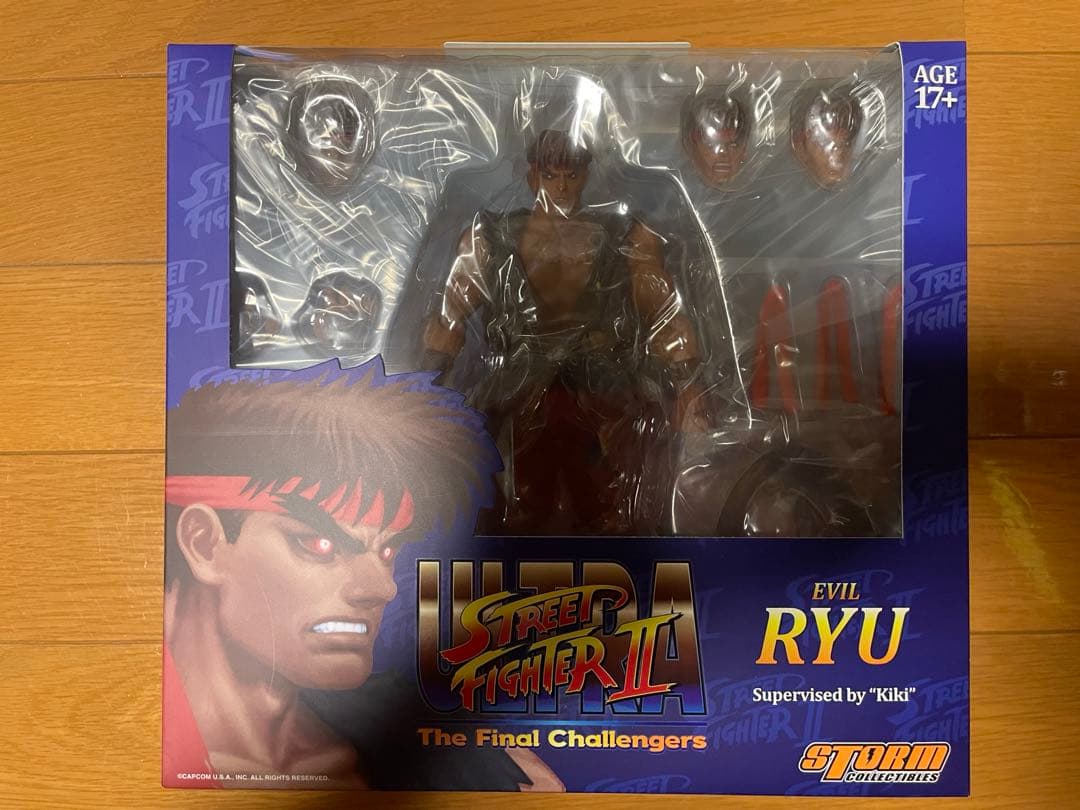 ストームコレクティブルズ ストリートファイターⅡ 殺意の波動に目覚めたリュウ ウルトラストリートファイターII アクションフィギュア 殺意の波動に
