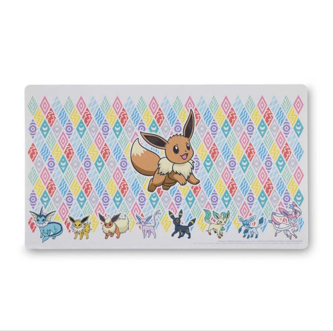 アメリカ ポケモンセンター限定 正規品 プレイマット イーブイズ 海外ポケモンセンター限定 ポケモンカードゲーム プレイマット