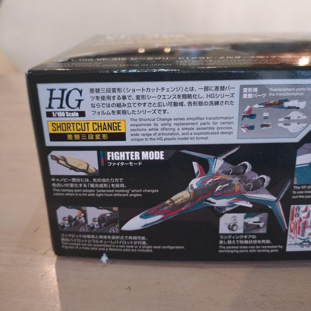 HG VF-31S ジークフリード (アラド機) DXセット + 専用デカール付