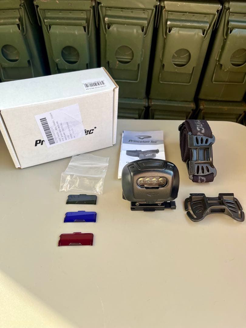 米軍放出未使用品アメリカ製 Princeton4色 タクティカル ヘッドランプ①