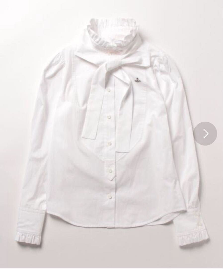 Vivienne Westwood RED LABEL リボン　ブラウス　白 Vivienne Westwood RED LABEL （ヴィヴィアンウエストウッドレッド