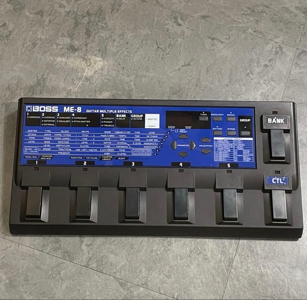 BOSS ME-8 エフェクター ハードケース付き - メルカリ