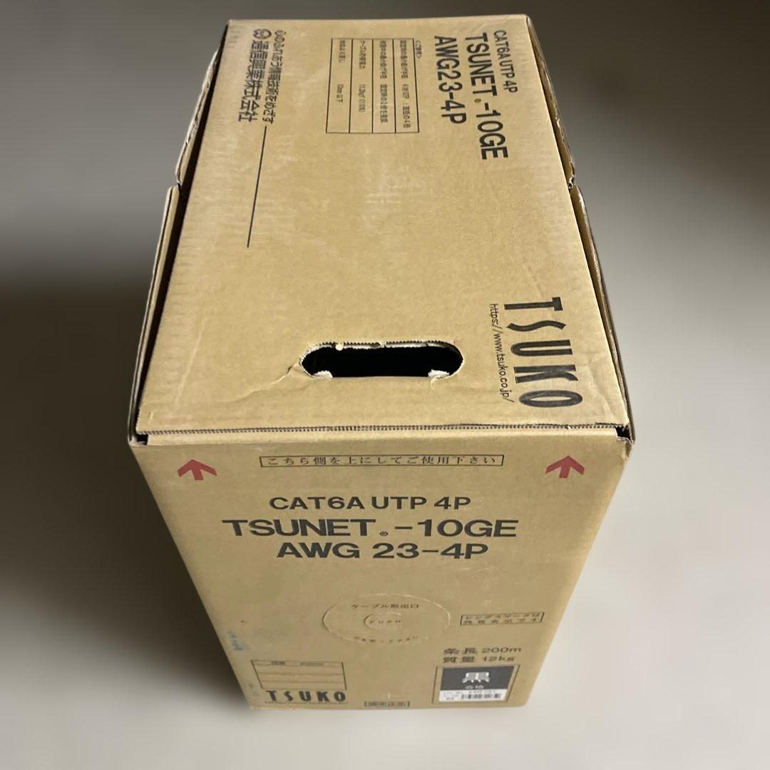 TSUNET -10GE CAT6A UTP LANケーブル 200m