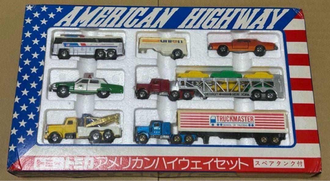 トミカ ギフトセット アメリカンハイウェイセット スペアタンク付 Yahoo!オークション - トミカ ギフト51 アメリカンハイウェイセット(A)