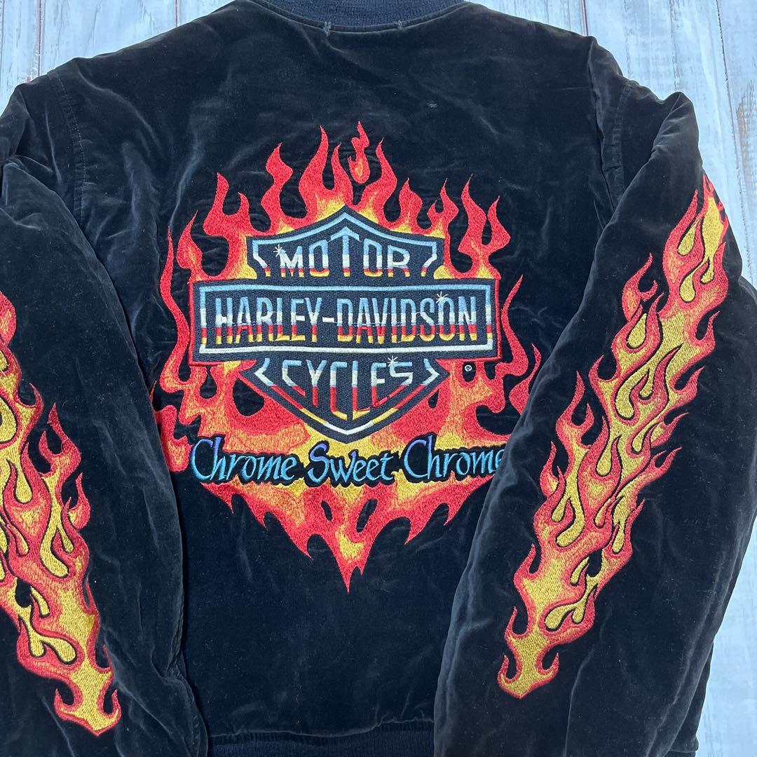 ハーレーダビットソン　スカジャン　Harley Davidson 別珍