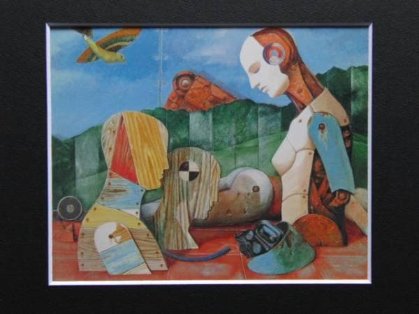 石井武夫、DUMMY、希少な額装用画集より、美品、新品額装付