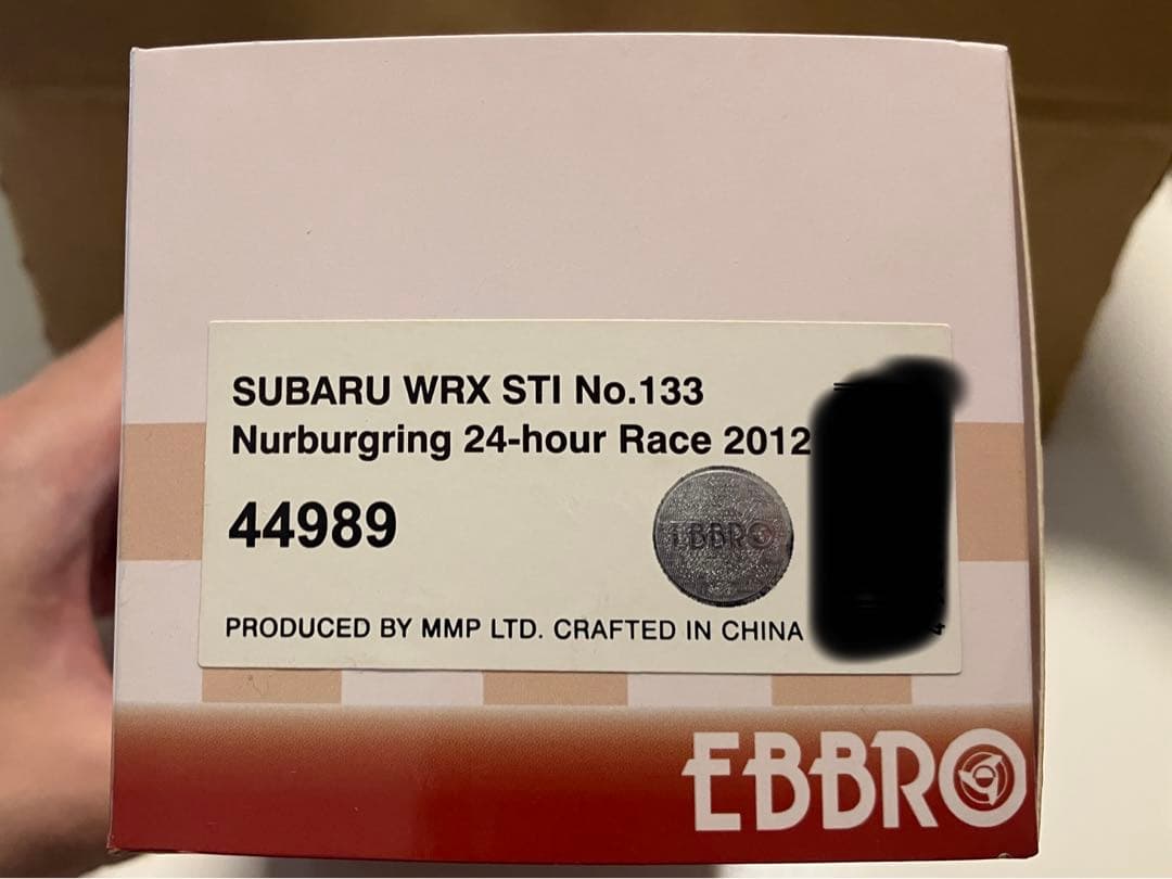 直筆サイン入り】EBBRO エブロ SUBARU WRX STI 2012 - メルカリ