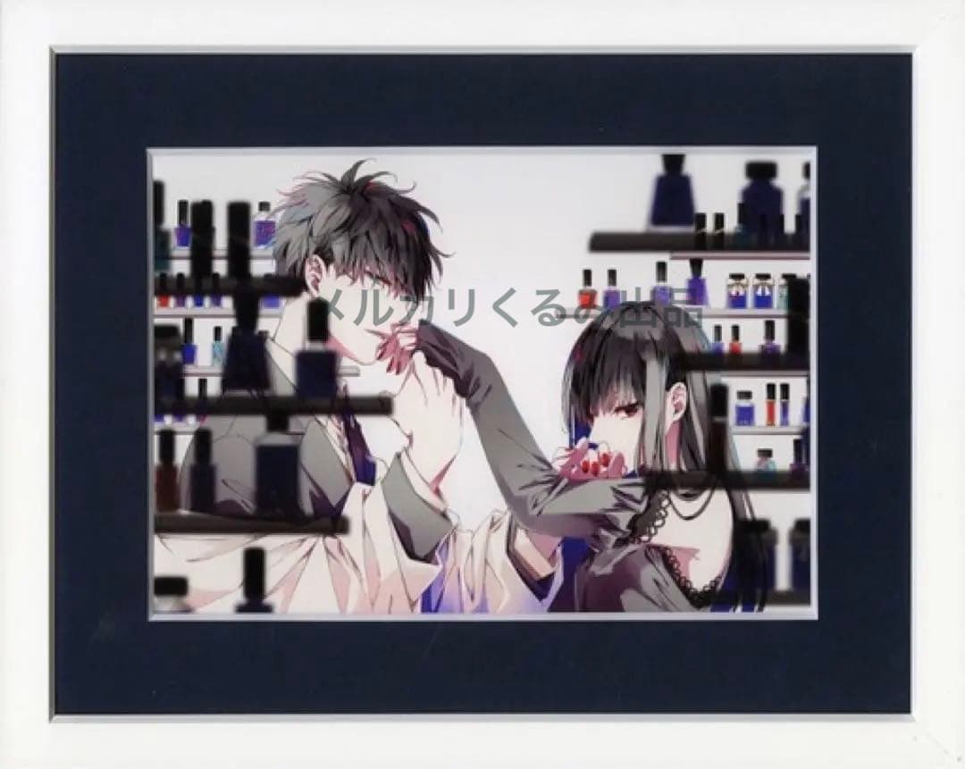 第一弾 墜落JKと廃人教師A賞 高精細複製原画 漫福ガチャ キャラファイングラフ