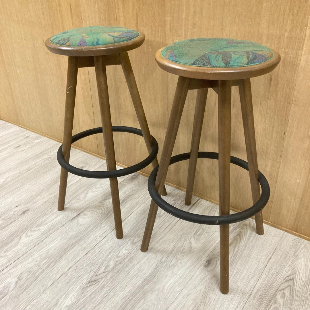 日進木工 Norfore カウンターチェア 2脚セット バー スツール 飛騨