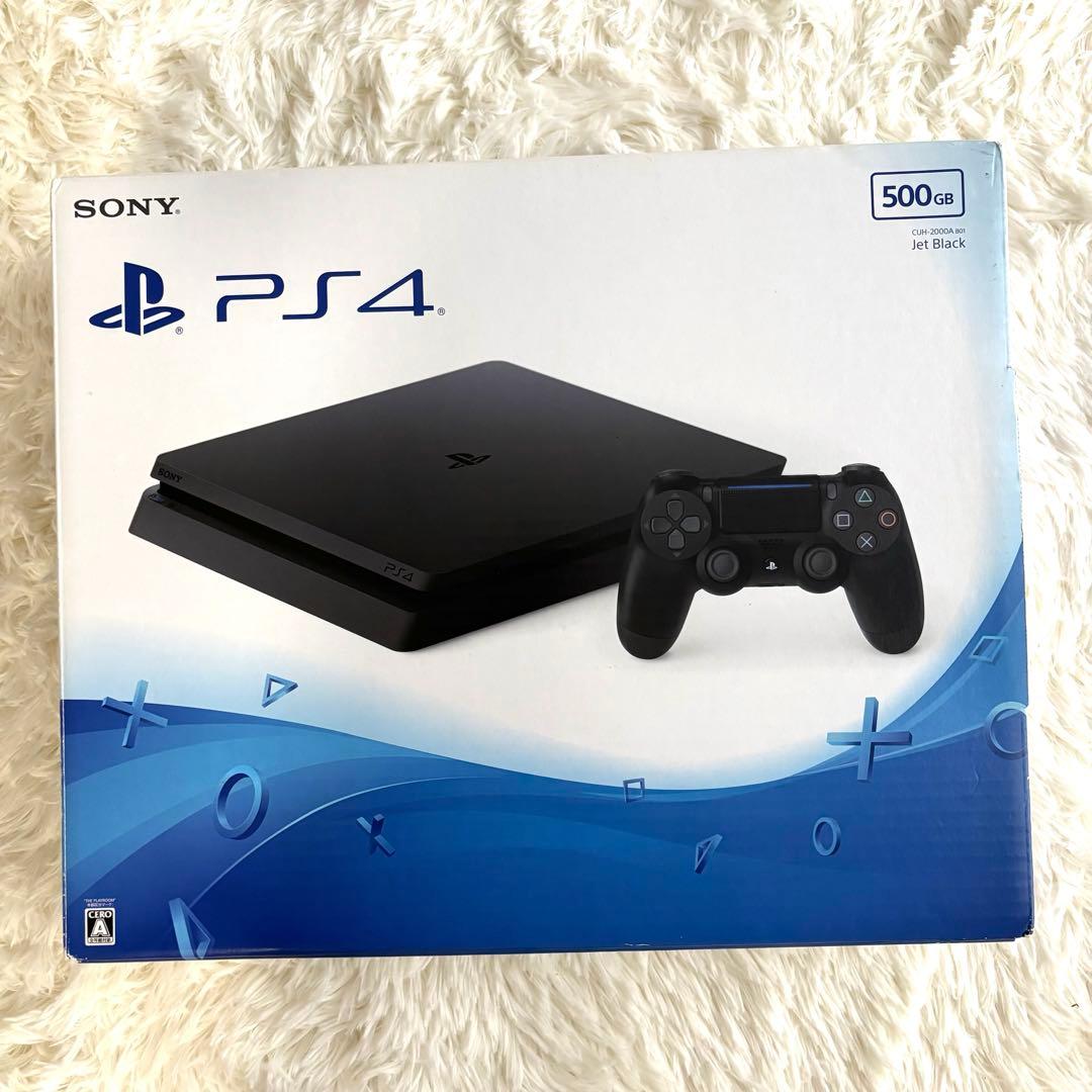 美品】PlayStation4 ジェット・ブラック 500GBプレステ4 - メルカリ