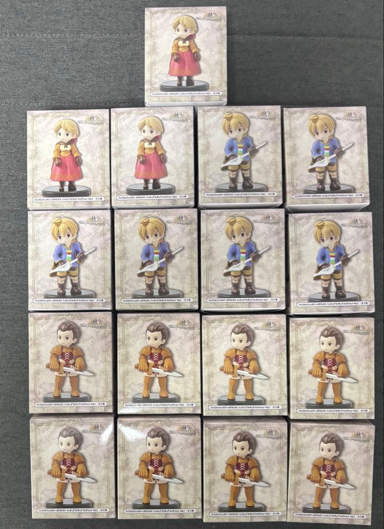 ファイナルファンタジータクティクスミニチュアフィギュアコレクション　17体セット