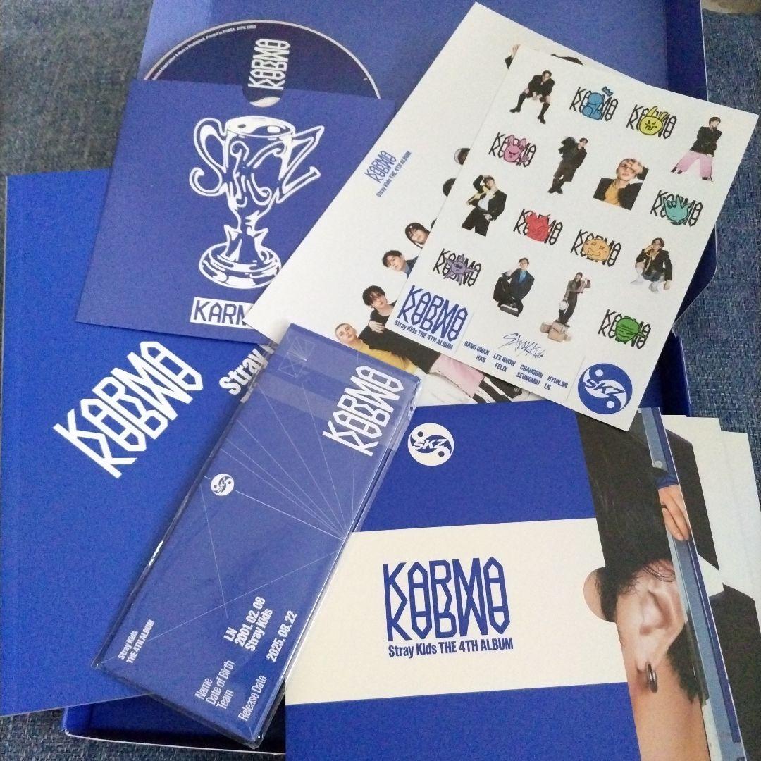 StrayKids KARMA CD 封入 両面トレカ ヒョンジン - メルカリ